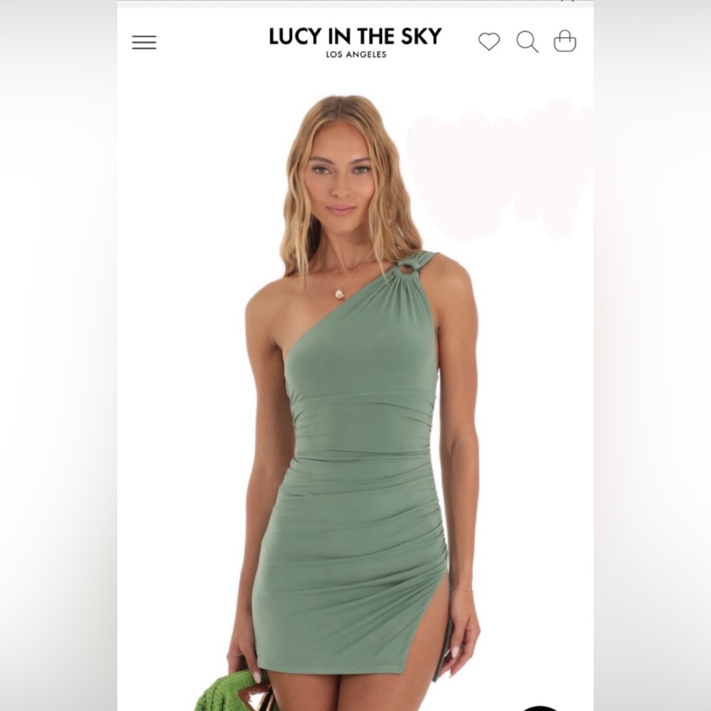 Lucy in the sky sage green dress!
